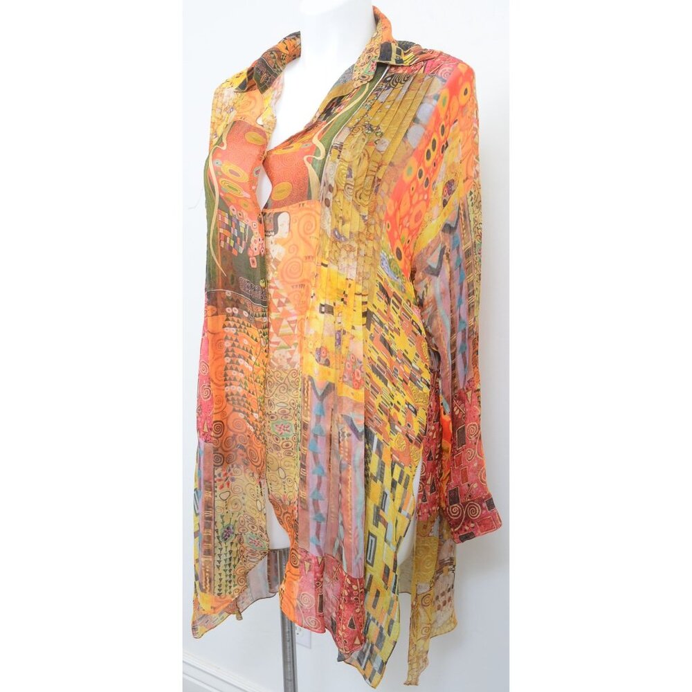 Sterling Styles One Size Flowy Patchwork Wearable… - image 2